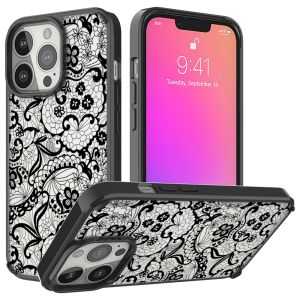 iPhone 13 Pro Tattoo Design Clear Bumper Hybrid Case Cover - Tattoo C