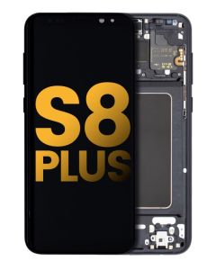 Refurbished OLED Assembly with Frame for Samsung S8 Plus - Coral Blue