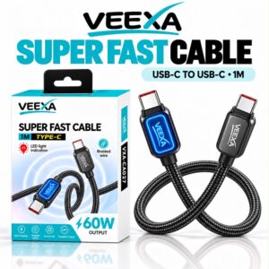 Veexa 1M 60W Infinity Mirror Led Light C-C Super Fast Cable