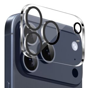 For Apple iPhone 18 Pro Max Camera Lens Black Edge Tempered(2.5D)