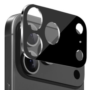 For Apple iPhone 18 Pro Camera Lens Colored Edge Tempered(2.5D) - Black