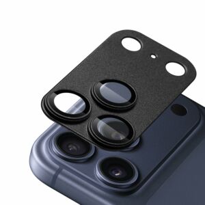 For iPhone 17 Pro Max Camera Metal Tempered Glass - Black