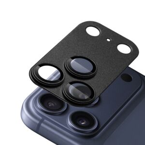 For iPhone 17 Pro Camera Metal Tempered Glass - Black