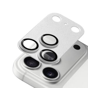 For iPhone 17 Pro Camera Metal Tempered Glass - Silver