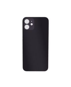 Premium Back Glass Replacement For iPhone 12 Mini - Black