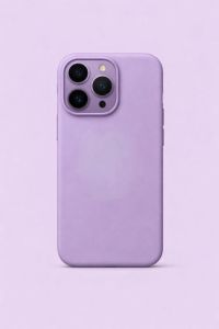For iPhone 16 Silicone Case - Light Purple