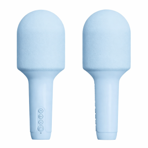 Karaoke Microphone, Portable Bt Speaker -Blue