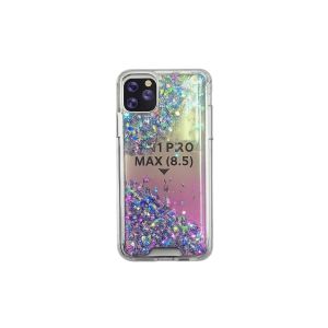 Vogue Epoxy Glitter Hybrid Case Cover - Pink and Green