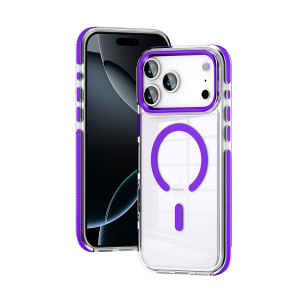 [PolyBag] Color Magnetic Ring for iPhone 16 PLUS -PURPLE