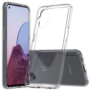 For OnePlus Nord N20 5G Clear Transparent Hybrid Case Cover - Clear PC + Clear TPU