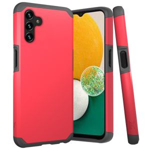 For Samsung Galaxy A13 5G MetKase Original ShockProof Case Cover - Flame Scarlet