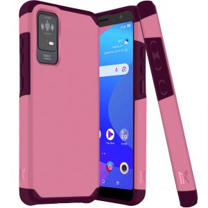 For TCL ION X Tough Strong Hybrid (Magnet Mount Friendly) Case Cover - Fruity Wine