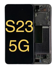 Refurbished OLED Assembly with Frame for Samsung S23 - Lavender