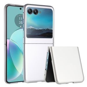 For Motorola Razr+ Plus (2023) Snap On Premium Matte Finish Case Cover - Silver