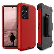 DEFENDER CASE FOR SAM S21 RED