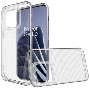 For OnePlus 10 Pro 5G Simple Basic Minimalistic Transparent Clear Thick TPU Case Cover - Clear