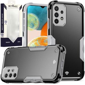 For Samsung A23 5G METKASE Exquisite Tough Shockproof Hybrid in Slide-Out Package - Black/Grey