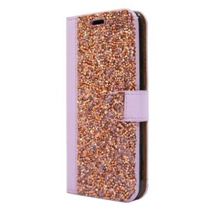 DIAMOND WALLET CASE FOR SAM NOTE 10 PRO PURPLE