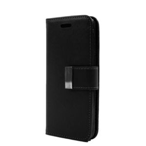 Leather Wallet Case For Iphone 13 Pro Max Black