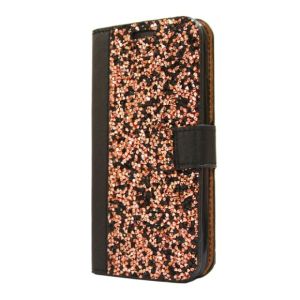DIAMOND WALLET  CASE FOR IPHONE X/XS  BLACK