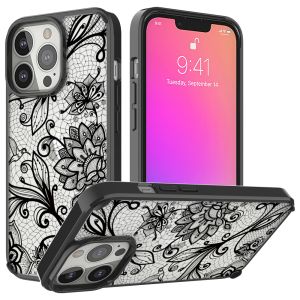 iPhone 13 Pro Tattoo Design Clear Bumper Hybrid Case Cover - Tattoo E