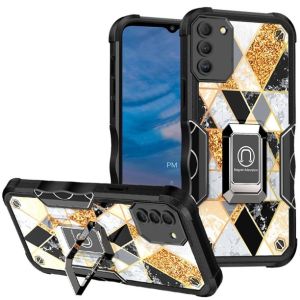 For Nokia G400 Stellar Hybrid IMD Design Ring Stand Cover Case - D