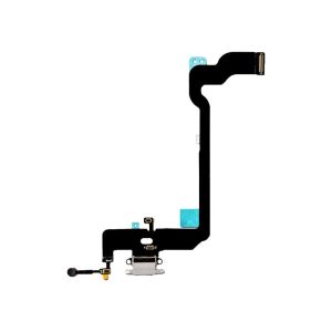 Premium Charging Port Flex Cable for iPhone XS - Silver