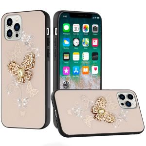 For Samsung Galaxy s25 Edge SPLENDID Diamond Glitter Ornaments Engraving Case Cover - Garden Butterflies Gold