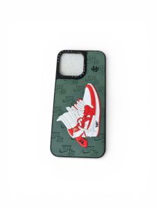 Green Jordan Air Character Case For iPhone 16 Pro - E