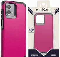 Dual Layer Shockproof Case for Motorola Stylus 2023- Hot Pink