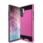 BRUSH METAL CASE FOR SAM NOTE 10 PRO PINK