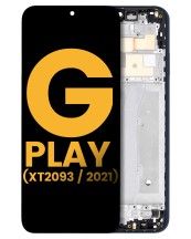 FOG LCD Assembly With Frame For Moto G Play (Xt2093 / 2021) - Misty Blue