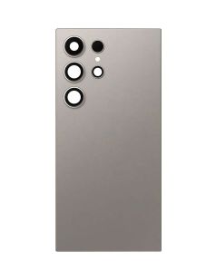 Premium Back Cover Glass With Camera Lens For Samsung S24 Ultra - Titanium Gray