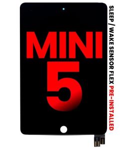 LCD Assembly With Digitizer Compatible For IPad Mini 5 (Sleep / Wake Sensor Flex Pre-Installed) (Aftermarket Pro) (Black)