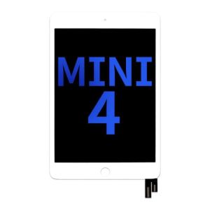 LCD Assembly With Digitizer Compatible For IPad Mini 4 (Sleep / Wake Sensor Flex Pre-Installed) (Aftermarket Pro) (White)