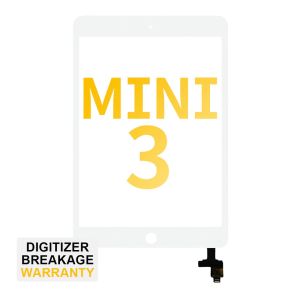 Digitizer With IC Chip Compatible For iPad  Mini 3 (Premium Plus) (White)