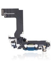 Premium Charging Port Flex Cable with Board for IPHONE 13 Mini - Blue