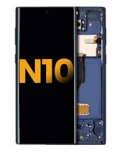 Refurbished OLED Assembly with Frame for Samsung Note 10 - Aura Glow