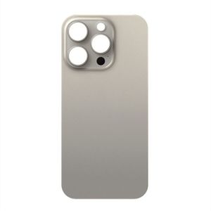 Premium Back Glass Replacement For iPhone 15 Pro Max Natural Titanium
