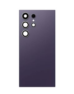Premium Back Cover Glass With Camera Lens For Samsung S24 Ultra - Titanium Violet