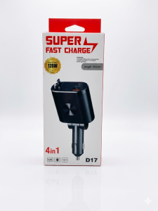 Car Phone Charger 120W 4IN1 - D17