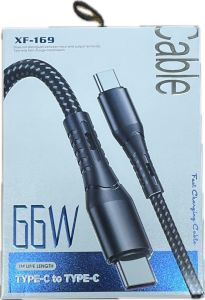TYPE-C TO TYPE-C  BRAIDED FAST CHARGING CABLE 66W