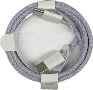 IPhone 15 USB-C Charger Cable 60W PURPLE (LOOSE)