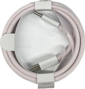 IPhone 15 USB-C Charger Cable 60W PINK (LOOSE)
