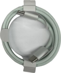IPhone 15 USB-C Charger Cable 60W GREEN (LOOSE)