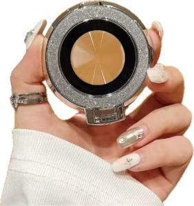 Magnetic Phone Ring Holder for MagSafe Wireless Diamond- Silver
