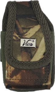 I730 Vertical Rugged Valcro Camo Pouch (Small Flip Phone)
