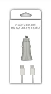 iPhone 16 Pro Max 35W Car Usb-C To C Cable