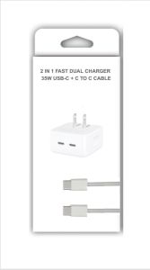 35W House Adapter With Two PD Ports + T-C TO T-C Cable