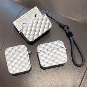 Fashion Silicon Diamond Case For Airpod Pro/Pro 2nd Gen  - Silver